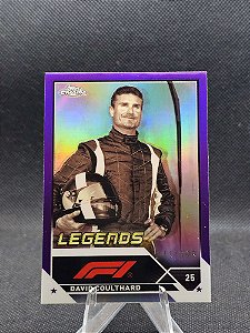 Topps Chrome F1 Legends Purple Refractor 2023 DAVID COULTHARD #/399