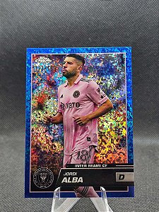 Topps Chrome MLS Blue Mini Diamond 2023 JORDI ALBA #/199