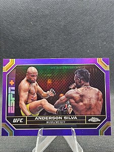 Topps Chrome UFC Purple Refractor 2024 ANDERSON SILVA