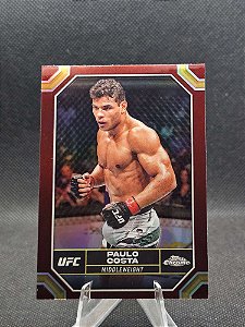 Topps Chrome UFC Magenta Refractor 2024 PAULO COSTA
