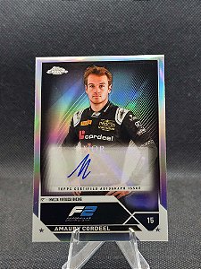 Topps Chrome F1 Autograph Gold Wave Refractor 2022 AMAURY