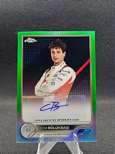 Topps Chrome F1 Autograph Green Refractor 2022 CEM BÖLÜKBASI #/99