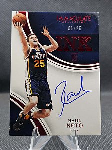 Panini Immaculate Autograph Ink 2015-16 RAUL NETO #/25