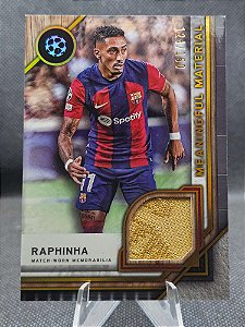 Topps Museum UEFA Meaningful Material Citrine 2023-24 RAPHINHA #/150