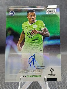 Topps Stadium Chrome Refractor Autograph 2021-22 ASTER VRANCKX