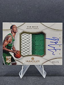 Panini Immaculate Rookie Patch Auto 2012-13 FAB MELO #/75