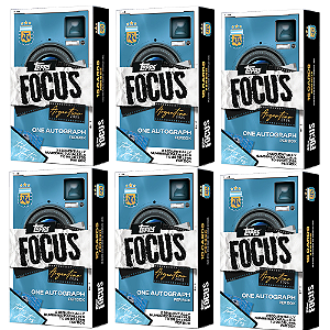 [Break 2278] 6x Topps Focus Argentina 2025 - 6 autos e 12 numeradas garantidas! Escolha seu jogador + 1 sorteado