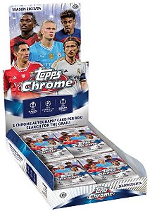 [Lacrado] Topps Chrome UEFA 23/24 - Hobby Box - 1 Auto Garantido
