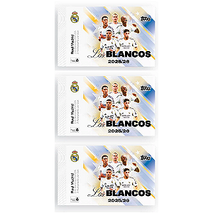 [Break 2415] 3x Topps Los Blancos 2025-26 – Real Madrid - Escolha seu jogador + 2 sorteados