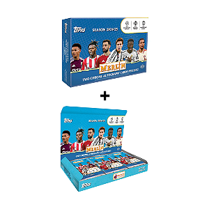 [Break 2452] Topps Merlin 2024-25 -1 Hobby Box + 1 Breakers Delight - 3 Autos - escolha seu time