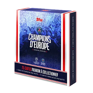 [Break 2466] Paris Saint-Germain: Champions d’Europe 2025 - Hobby Box - Auto Garantido! Escolha seu jogador