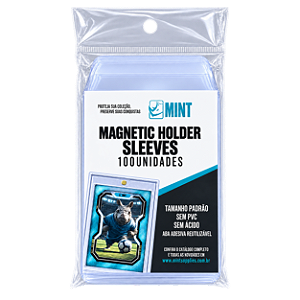 Magnetic Holder Sleeves MINT - 81 x 116 mm + aba - Pacote com 100