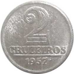 Moeda 2 CRUZEIROS - ALUMÍNIO 1961 MBC