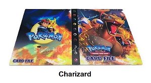 Álbum Pasta tipo Fichário compatível com Card Pokémon - Charizard