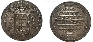 moeda 1816 brasil 960 réis Cópia