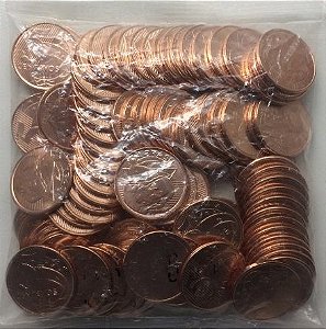 Sachê 5 centavos 2018 (100 moedas)