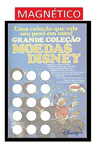 Quadro Expositor Moedas Disney 1977