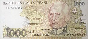 Cedula 1000 Cruzeiros 1990 - FE C217