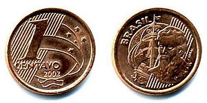 Moeda 1 centavo 2002 FC