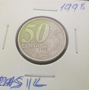 50 centavos BRASIL DUPLO 1998