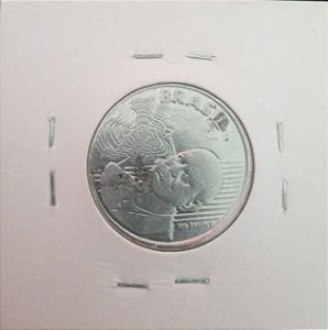 50 centavos 2002 Reverso Horizontal Direita