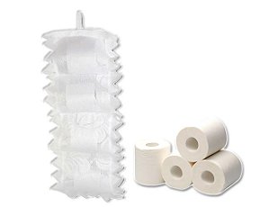 Porta Papel Higiênico - Suporte - para 4 Rolos - Renda