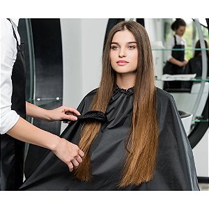Capa de Corte de Cabelo Cabeleireiro Profissional Barbeiro Tratamentos Capilares