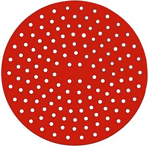 Tapete para Fritadeira Eletrica Redondo 20 22 24 cm - Forro Air Fryer - Ar frai - Silicone reutilizável