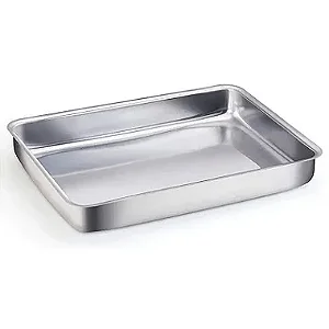 Assadeira Forma Retangular Aluminio Varios Tamanhos - Pães, Pao de Queijo, Pastel Assado, Biscoito, bolo