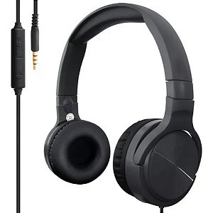 Fone de Ouvido Headphone KP-FN626 Headset Com Microfone KNUP S Com Fio Entrada de P2  Pc Celular PS