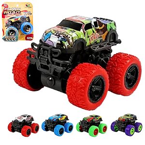Carro Power Monster Fricção 9cm Road 4x4 Monster Truck Sports 4WD Power Sortidas