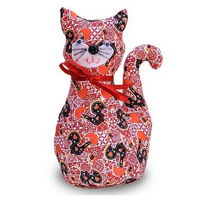 Peso de Porta GATINHO Aparador Decorativo Artesanal São Miguel