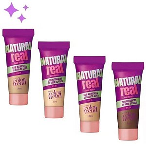 Avon Base Liquida Natural Real 25ml - AVON Cor | 110F | 120NQ | 130F | Nutrientes de Óleo de Côco AVON