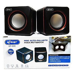 Caixa de Som Mini Alto-Falante Para Notebook KP-600 - Panami