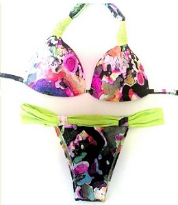 Biquíni Com Bojo+ Calça SU7820