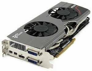 PLACA DE VIDEO VGA PCI EXP. 1GB/256BITS HD6870 MSI R6870 TWIN FROZR II GDDR5