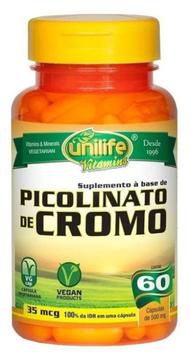 PICOLINATO DE CROMO - 60C. - 35MCG - UNILIFE