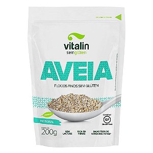 AVEIA FLOCOS FINOS SEM GLUTEN 200G VITALIN