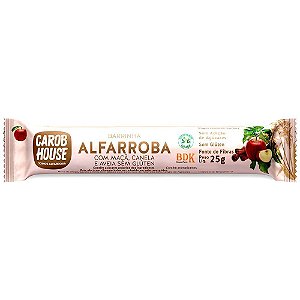 ALFARROBA C/ MAÇA CANELA  AVEIA - 30G - CAROB HOUSE