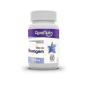 OLEO DE BORRAGEM - 60CAP/500MG - APISNUTRI