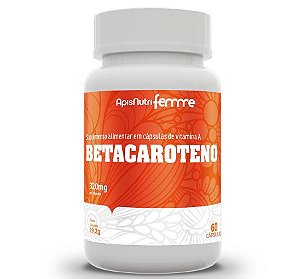 BETACAROTENO - 60CAP- APISNUTRI