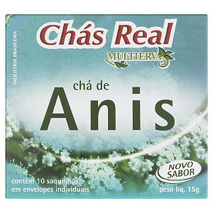 CHÁ ANIS 10 SACHES- 15GR - REAL MULTIERVAS