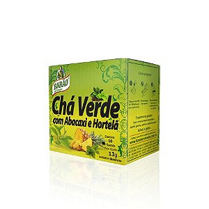 CHÁ VERDE/ABACAXI/HORTELÃ - 10 SC DE 1,3G - BARÃO COTEGIPE