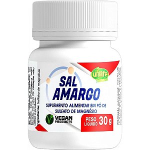 SAL AMARGO (SULFATO DE MAGNESIO) - 30G - UNILIFE