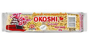 FLOCOS DE ARROZ CARAMELIZADO TRADICIONAL - 100G - OKOSHI