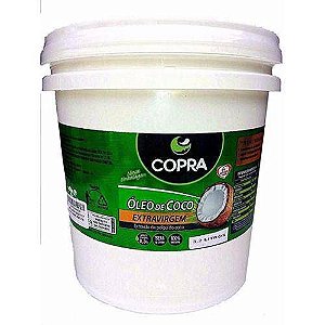 Balde de óleo de coco extra-virgem - Copra 3,2L