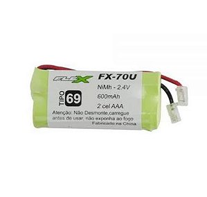 Bateria Telefone S/Fio 2.4v 600mah AAA Flex FX-70U
