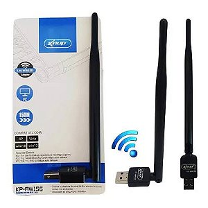 Adaptador Wireless Knup Kp-aw156 150mbps