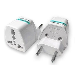 Adaptador de Tomada Universal Padrão Europeu Uk Para Brasil