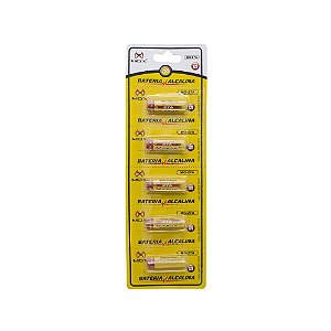 Cartela Bateria Mox Alcalina 12V Ultra MO-27A C/5 Unidades